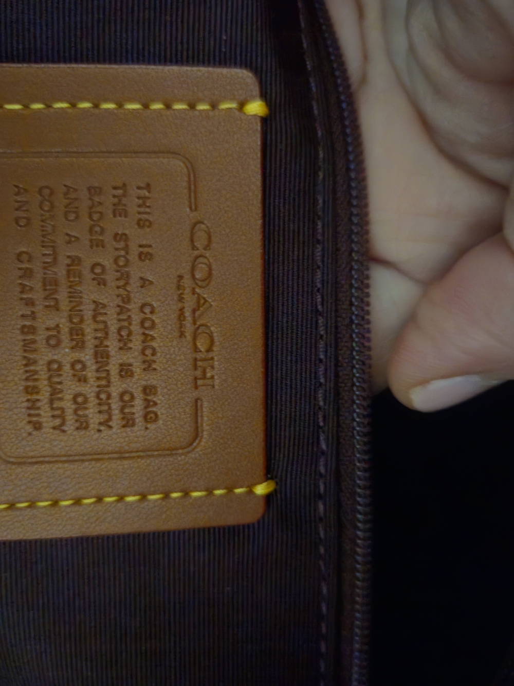 COACH Black Butterfly Station Tote NEW - Picture 4 of 5